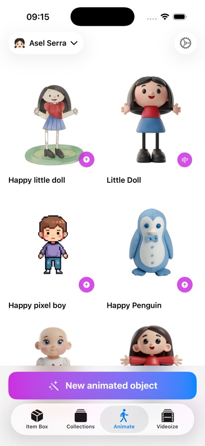 Animate list